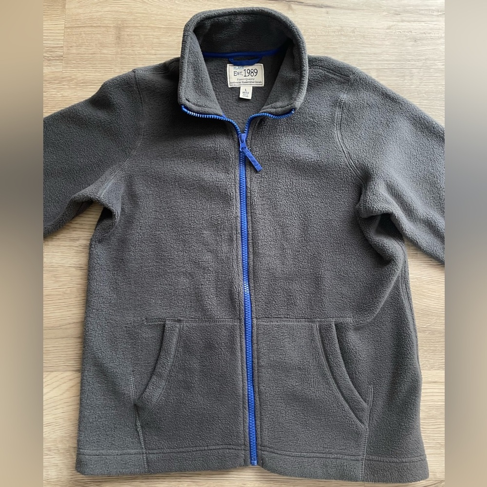 4/$25 | Children’s Place | Gray Zip-Up Fleece Jacket for Boys | L (10-12) - Picture 3 of 5